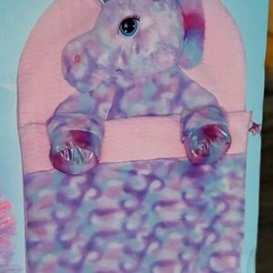 BNIB unicorn sleeping bag. Fuzzy and soft.